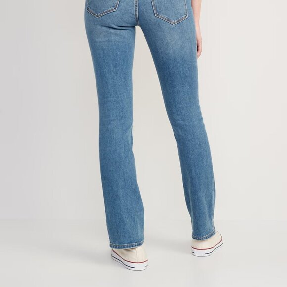 NWT Old Navy Mid-Rise Kicker Boot-Cut Jeans for Women - Picture 3 of 3